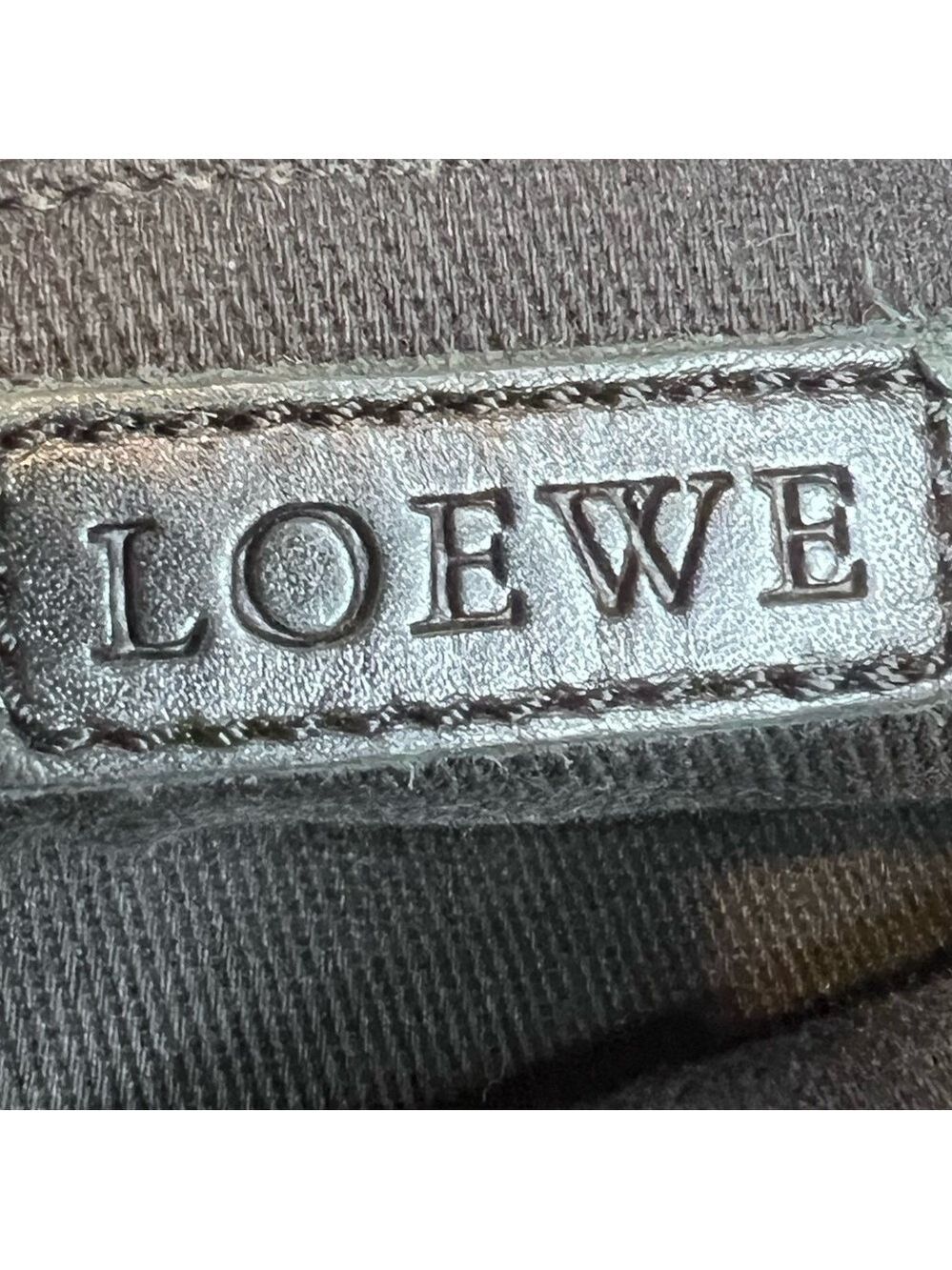 LOEWE ANAGRAM CROSSBODY BLACK/GREY BAG - Picture 14 of 15